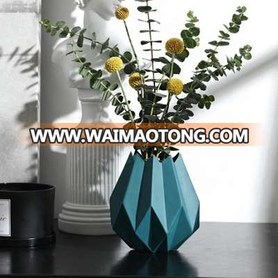 WHOLESALE HOT SALE Nordic style ins trend ceramic matt  vase beautiful Macaron flower pots